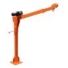 1100 LB Truck-Mounted Crane, with Electric Winch 12V, Painted Q235 Steel Pickup Truck Jib Cranes 360 Rotate Base for Engines Hoist, Shop Crane view 2