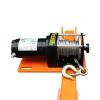 1100 LB Truck-Mounted Crane, with Electric Winch 12V, Painted Q235 Steel Pickup Truck Jib Cranes 360 Rotate Base for Engines Hoist, Shop Crane view 3