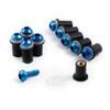 10PCS Motorcycle Windshield Bolts Screws Kit Aluminum Windscreen Body Mounting Bolts Wellnuts for Yamaha YZF-600 R7 2022 2023 YZF600R Thundercat YZF1000R Thunderace 1996-2007 Blue view 2
