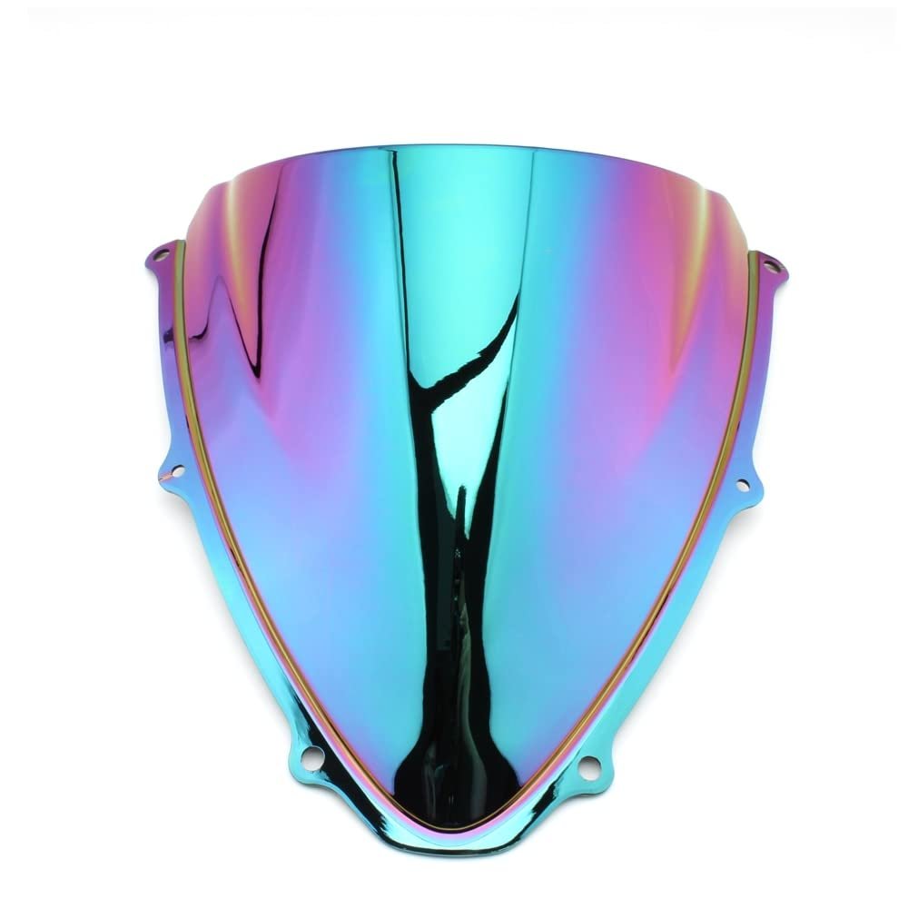 GLoyer Motorcycle Windshield Motorcycle Windshield Suitable Compatible with Suzuki Gsxr600750 K6 06-07 Windshield Mirror Front Gear Fan Housing (Color : Black Iridium)