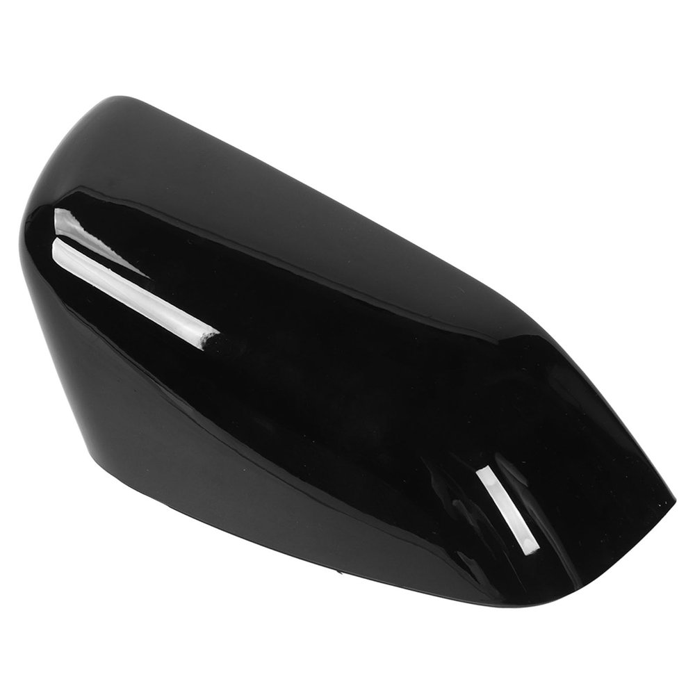 Rear View Mirror Cover, Gloss Black Perfect Replacement Side Mirror Cover for LR4 LR2 Range Rover (Right (LR019961, LR01505))