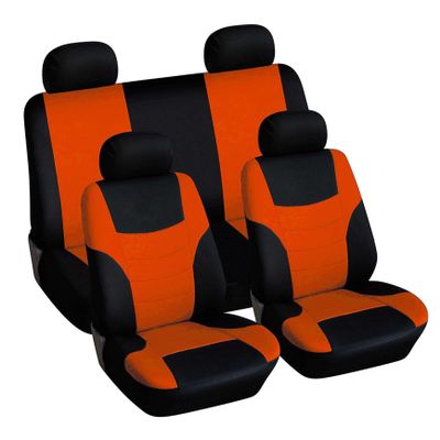 FAVOMOTO 8 Pieces Car Seat Cover Covers Car Seats Universal Car Seat Covers Vehicle Seat Cover Full Split Seat Cover