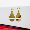 Decal Stickers of Earrings (Metallic Gold) (Set of 2) Luxury Weatherproof Vinyl Decal Stickers for Laptop Desktop Smartphone Car Dirt Bike Wall Room Mason Jar Bathtub Door - ANDVER1e38053GO view 4