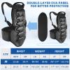 Cienfy Adult Back Spine Protector Anti-Fall Protective Gear for Snowboarding, Skateboarding, Skating and Skiing view 4