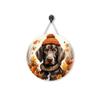 German Shorthaired Pointer Dog is Wearing Scarf and Beanie Spare Tire Cover, Wheel Protectors Weatherproof Universal, Wheel Cover Fit for Many Vehicle 27" 28" 29" 30" 32" 34" view 1