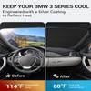 Proadsy 2026 Upgrade Front Windshield Sun Shade Foldable Sunshade Protector Custom Fit 2013-2018 BMW 3 Series /F30 /F31 /F80 /M3 Accessories view 3