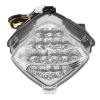 Motorcycle Chrome LED Integrated Blinker Taillight Rear Tail Brake Turn Signals Light For YAMAHA YZF-R1 YZF R1 YZFR1 2004 2005 2006 P/N 5VY-84710-00-00 (Clear) view 1