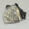 Motorcycle Chrome LED Integrated Blinker Taillight Rear Tail Brake Turn Signals Light For YAMAHA YZF-R1 YZF R1 YZFR1 2004 2005 2006 P/N 5VY-84710-00-00 (Clear) view 2