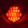 Motorcycle Chrome LED Integrated Blinker Taillight Rear Tail Brake Turn Signals Light For YAMAHA YZF-R1 YZF R1 YZFR1 2004 2005 2006 P/N 5VY-84710-00-00 (Clear) view 3