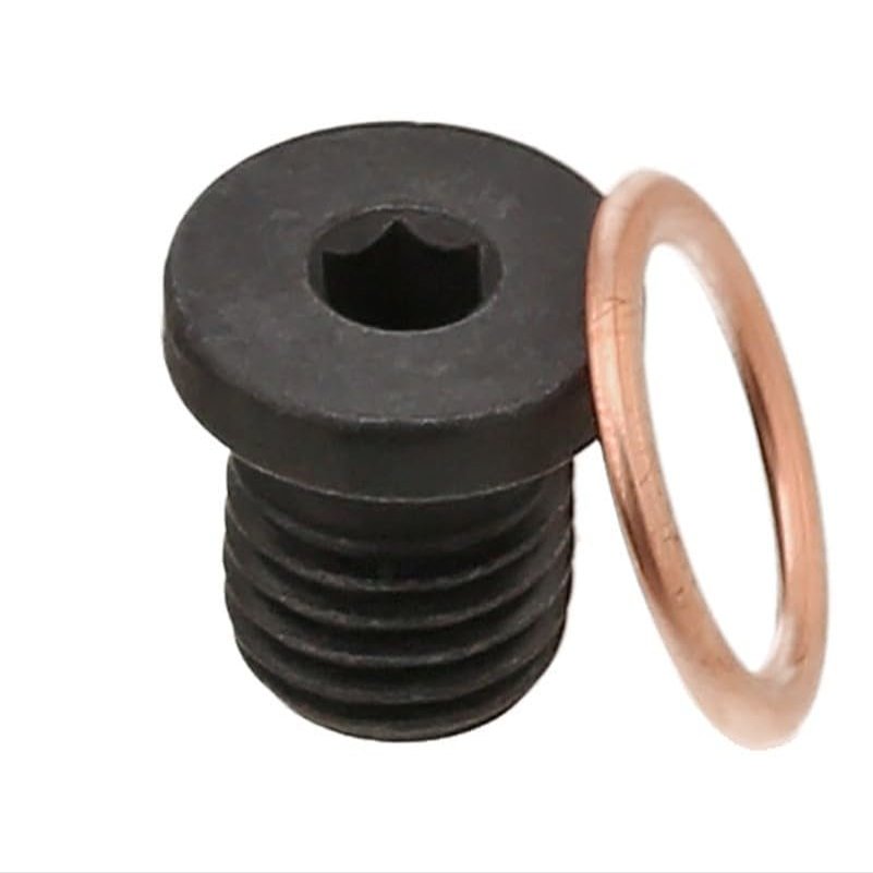 Engine Oil Drain Plug Compatible With Audi A4 Quattro AWD GAS 2005 2006 2007 2008 2009 2010 2011 2012 2013 2014 PC-154297