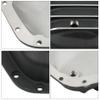 GENRICS 1 Set of Rear Black Aluminum Differential Cover & Gasket & Drain Plug Replacement for Dana 44 10 Bolts view 4