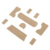 Jauarta 9pcs Clay Color Sticker Strong Adhesive DIY Training Helmet Thickened Back Adhesive view 1