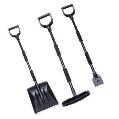 FAVOMOTO 1set Detachable Snow Brush Ice Scraper Kit for Truck and Roof Multi-Function Tool Swivel Brush and Heavy-Duty Ice Scraper for Snow Removal