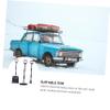 FAVOMOTO 1set Detachable Snow Brush Ice Scraper Kit for Truck and Roof Multi-Function Tool Swivel Brush and Heavy-Duty Ice Scraper for Snow Removal view 4