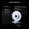R1 Concepts Front Brake Rotors Fits 2019-2022 Toyota Corolla view 3