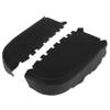 KUAFU Front Door Panel Armrest Cover Compatible with 2009-2015 Honda Pilot PVC Black view 2