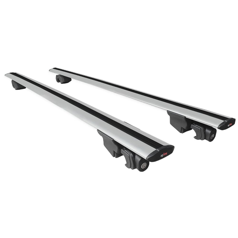 accessorypart Compatible with Peugeot Rifter 2023-2026 Hook Model Car Roof Rack Cross Bar Gray Aluminium 2 Bars