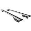 accessorypart Compatible with Peugeot Rifter 2023-2026 Hook Model Car Roof Rack Cross Bar Gray Aluminium 2 Bars view 1