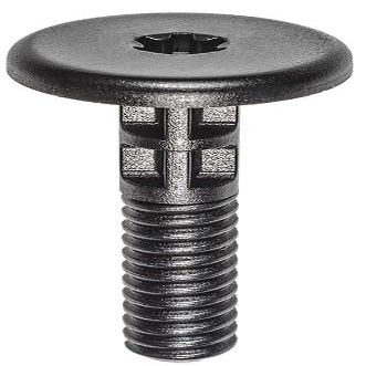 Auveco # 21854 Fits BMW Black Nylon Retainer. Qty 15.