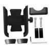 FAVOMOTO Aluminum Alloy Mobile Phone Holder for Motorcycle and ATV Rotatable Phone Mount Black Bracket for Navigation and Riding Equipment view 2