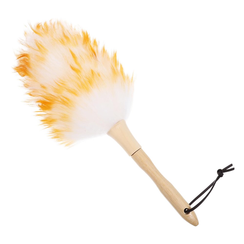 GLEAVI Cleaning Brushes Hand Broom Natural Wool Duster Long Handle Dusters for Cleaning