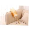 GLEAVI Cleaning Brushes Hand Broom Natural Wool Duster Long Handle Dusters for Cleaning view 3