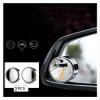 2Pcs Round Frame Convex Blind Spot Mirror Safety Driving Wide-Angle 360 Degree Adjustable Clear Rearview Mirror Car Accessories (Size : B-01) view 3