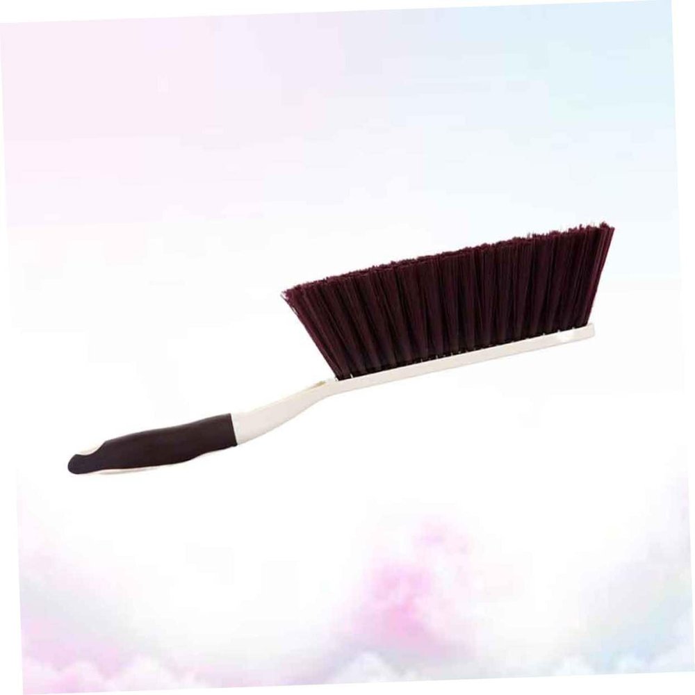 KALLORY Anti-Static Bed Brush with Long Handle for Efficient Cleaning of Beds Sofas and Carpets Durable Hair Duster for Home Use Brown