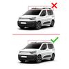 acpar Compatible with Fiat Doblo 3 2023-2025 Hook Model Car Roof Rack Cross Bar Grey Aluminium 2 Bars view 3