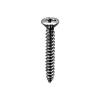 Auveco # 9402 6 X 1-1/4" Phillips Oval Head Tapping Screw 18-8 Grade Stainless Steel. Qty 100. view 1