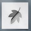 Decal Stickers of Leaf (Metallic Silver) (Set of 2) Premium Waterproof Vinyl Decal Stickers for Laptop Phone Accessory Helmet Car Window Mug Tuber Cup Door Wall Decoration - ANDVER1d34083SI view 1