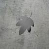 Decal Stickers of Leaf (Metallic Silver) (Set of 2) Premium Waterproof Vinyl Decal Stickers for Laptop Phone Accessory Helmet Car Window Mug Tuber Cup Door Wall Decoration - ANDVER1d34083SI view 2