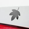 Decal Stickers of Leaf (Metallic Silver) (Set of 2) Premium Waterproof Vinyl Decal Stickers for Laptop Phone Accessory Helmet Car Window Mug Tuber Cup Door Wall Decoration - ANDVER1d34083SI view 4