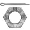 Caltric Front Wheel Castle Nut with Cotter Pin Compatible with Kawasaki 42045-020 92015-1765 view 3