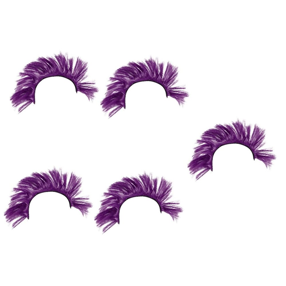 Sosoport 5pcs Wig Decor for Helmets Pet Material Easy to Apply Stylish Outdoor Riding Accessory Design