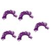 Sosoport 5pcs Wig Decor for Helmets Pet Material Easy to Apply Stylish Outdoor Riding Accessory Design view 1