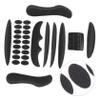 VANZACK 3sets Riding Helmet Cushion Sponge Pads Adhesive Dots for Enhanced Comfort and Fits Bike and Safety Helmets Inner Padding view 4