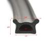 Trim-Lok Boat Rubber Seal X2337HT | D-Shaped Black 200 Feet view 4