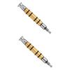 VICASKY 2pcs Metal Tap Down Pen Dent Removal Pen Tool Car Body Repair Dent Remover for view 1