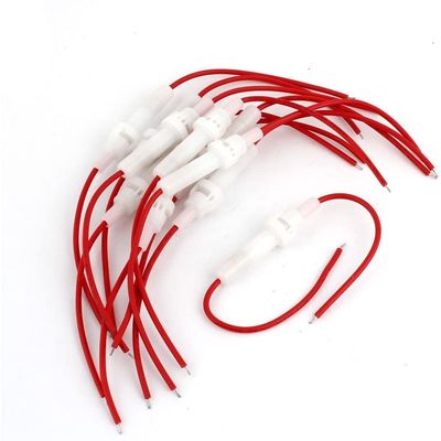 XYWHPGV Automotive 10A Red White Inline 6mm x 30mm Tube Fuse Holder 10pcs (6c71e 1a105 73626 a037c 53fe2 dc1be