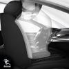 Seat Covers Full Set for Suzuki Aerio 2005-2023,Ice Silk Non-Slip Car Seat Covers Car Seat Protector,Soft Cooling Auto Interior AccessoriesStandard,Black&Red view 4