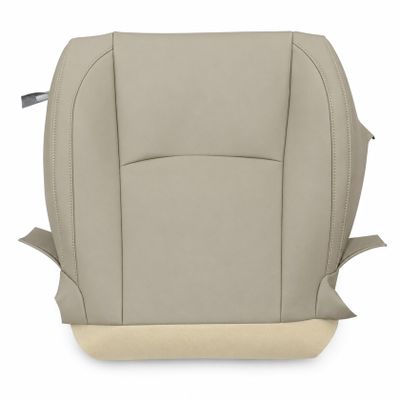 FZJDSD 1PC Ivory Tan #LA00 or LA01 Front Driver Side Bottom Microfiber Leather Replacement Seat Cover Compatible with Lexus RX330 RX350 RX400h 2004-2009