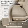 FZJDSD 1PC Ivory Tan #LA00 or LA01 Front Driver Side Bottom Microfiber Leather Replacement Seat Cover Compatible with Lexus RX330 RX350 RX400h 2004-2009 view 3