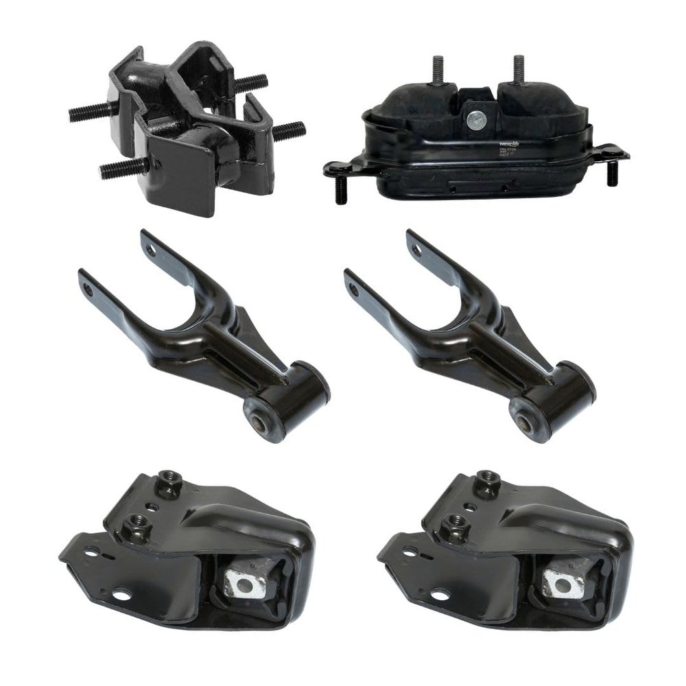 Auto Buffy Motor & Trans Mount 6PCS Set Fits 2006-2011 Chevrolet Impala / Monte Carlo 3.5L Replacement for 3104 A5263 2796 A2796HY 3090 A5372 2818 A2818