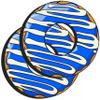 Blue Swirl Donut - Gripdonuts.com Premium MX BMX Dirt Bike Motorcycle Grip Donuts (12 Variations) view 1