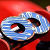 Blue Swirl Donut - Gripdonuts.com Premium MX BMX Dirt Bike Motorcycle Grip Donuts (12 Variations) view 4