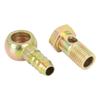 Karlass 2 Sets Car Banjo Internal Diameter 14mm Hose Barb Fittings Bolt Washer for Motorcycle Car view 3