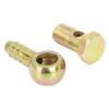 Karlass 2 Sets Car Banjo Internal Diameter 14mm Hose Barb Fittings Bolt Washer for Motorcycle Car view 4