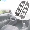 Osompar Window Switch Bezel Panel Front Driver Side (Gray) Compatible with Toyota Corolla 1998-2002 Replaces 74232-02060-B0 74232-12200-B0 Door Window Switch Cover Accessories view 2