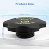 Oil Filler Cap Engine Oil Filler Cap Fit for Jeep Wrangler Grand Cherokee Liberty, Fit for Chrysler/Dodge/Plymouth, Replace 53010654AA 04648831AA view 3